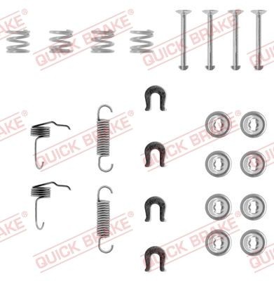  Kit de montagem das sapatas traseiras de tambor Mitsubishi Lancer III sedan (C1A,C6A) (1983 - 1990) III